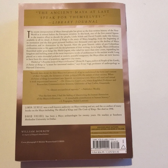A forest of kings, the untold story of the ancient Maya Linda Schele VTG book - Picture 2 of 8